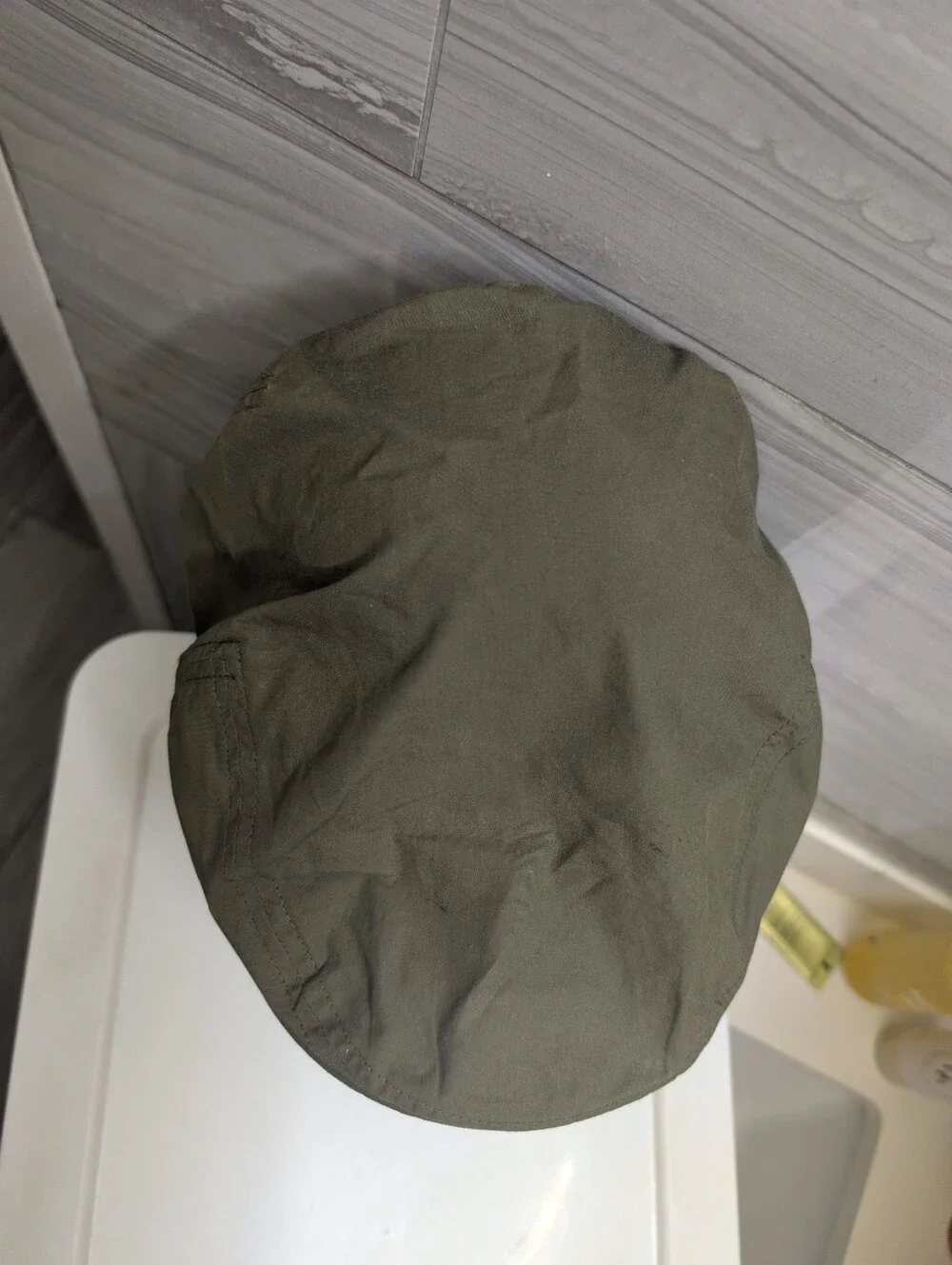 BARBOUR Olive Flat Transport Hat